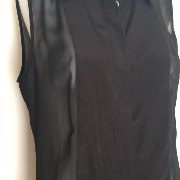 Sleeveless embellished collar shirt - Picture 6 of 8